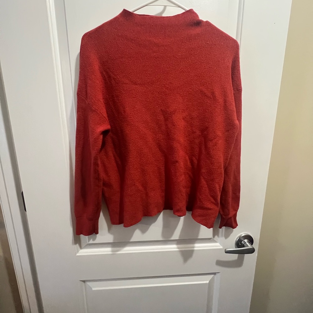 Chic Red Knit Sweater
